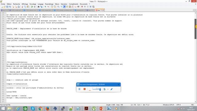 Configuration d'environnement Oracle 12C on Centos 7 смотреть онлайн