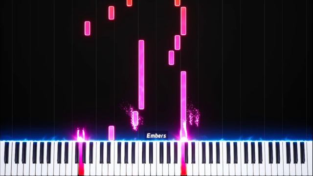 Shin Chan BGM Piano Cover | Embers Easy Piano смотреть онлайн