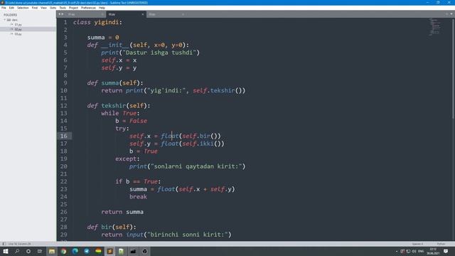 Pythonda class bilan ishlash | 26-dars | Python darslari | Informatika 9-sinf смотреть онлайн