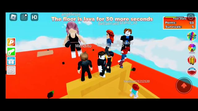 Я играю в режим пол это лава чем выше соберёшься тем больше шансов то что ты выживишь смотреть онлайн