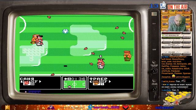 Kunio Kun no Nekketsu Soccer League (Goal 3) ➤ Прохождение 8-Bit ( NES , Dendy ,Famicom ) смотреть онлайн