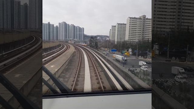 용인에버라인 경전철 POV TRAIN(LRT) смотреть онлайн
