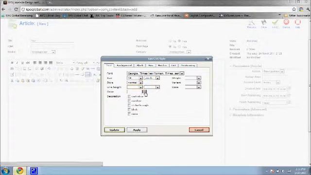 Joomla WYSIWYG (CSS Style Editor Part 1) - Thursday, March 24th - KPO Global смотреть онлайн