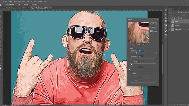 Cartoon Effect in Photoshop смотреть онлайн