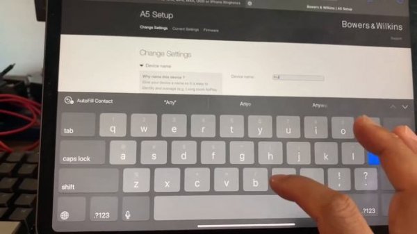 Bowers & Wilkins A5/A7 Apple Airplay Setup/Reset