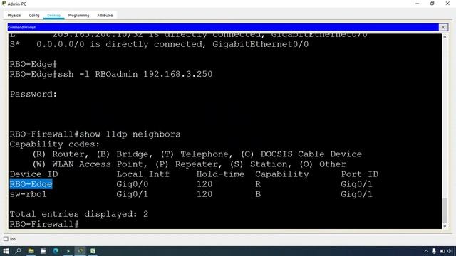 10.2.6 Packet Tracer - Use LLDP to Map a Network смотреть онлайн