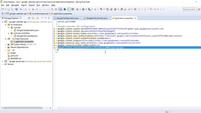 Google Calendar API Using Spring Boot Rest API with OAuth2 смотреть онлайн