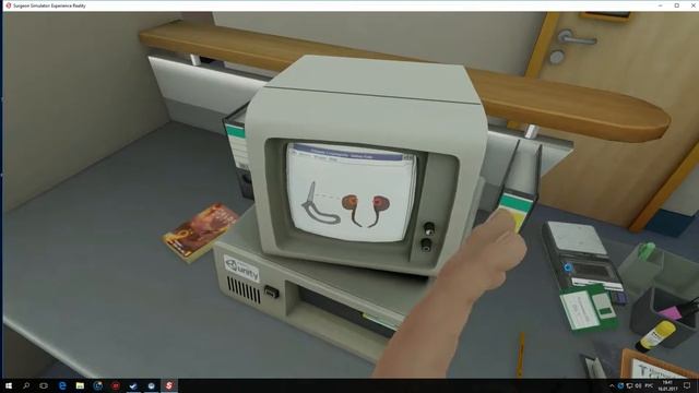 HTC VIVE. Surgeon Simulator - Experience Reality VR осторожно матюки