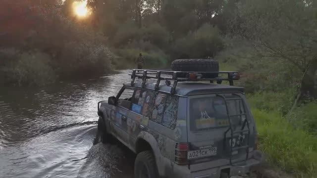 Внедорожные Стремиловские просеки Pathfinder против Pajero Offroad * Много МАТа