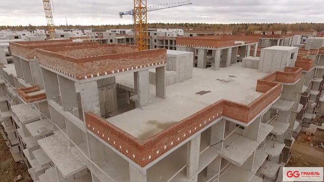 ЖК Императорские Мытищи — съёмка с воздуха (октябрь 2017) смотреть онлайн