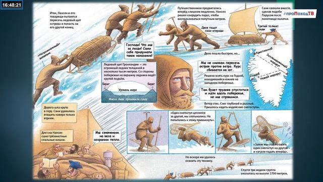 История путешествия Нансена через Гренландию смотреть онлайн