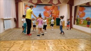 Надувайся пузырь. Подвижная игра.