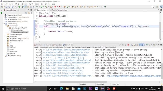 Request Parameters and Path Variables from Rest Controller in Spring Boot | Spring Boot Tutorial | смотреть онлайн