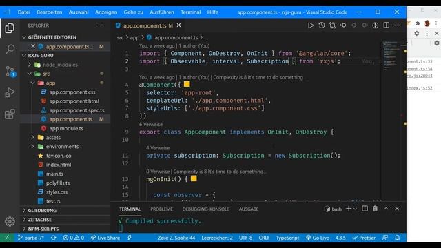 Tutoriel RxJS #7 - Créer des Observables grâce aux fonctions: of(), from() смотреть онлайн
