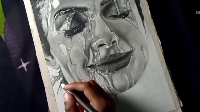 Most hyper realistic sketch | honey texture sketch | Naaz Sketch Arts смотреть онлайн