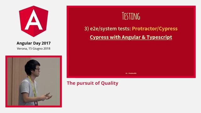 Jiayi Hu - The pursuit of Quality - Angular Day 2018 смотреть онлайн