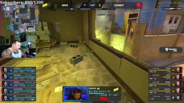 PRO PLAYERS & STRS REACT TO S1MPLE EPIC PLAYS! смотреть онлайн