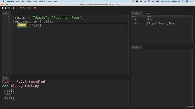 Day 5 - 50-Using the for loop with Python Lists смотреть онлайн