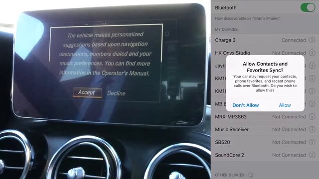 How To Connect Your Bluetooth device to a Mercedes-Benz Vehicle смотреть онлайн