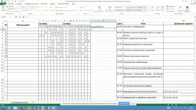 Автоматический расчет среднего балла в журнале МРКО смотреть онлайн