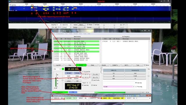 FT8 mode using WSJT-X and JTAlert смотреть онлайн