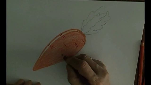 Учимся рисовать морковь смотреть онлайн