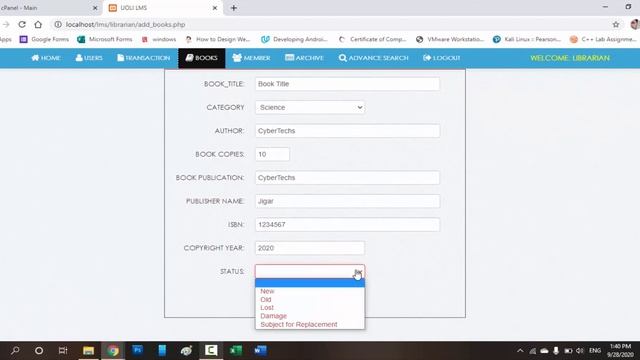 Free Library Management System using PHP MySQL | Free LMS Project in PHP and MySQL Free PHP Projec смотреть онлайн