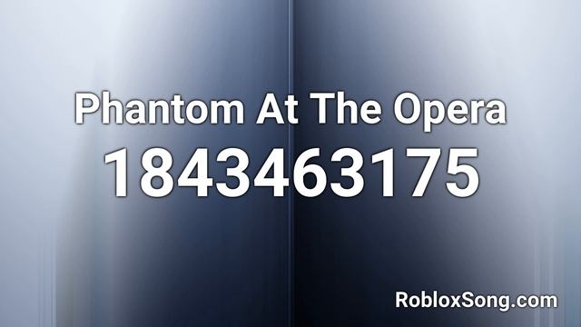 Phantom At The Opera Roblox ID - Roblox Music Code смотреть онлайн
