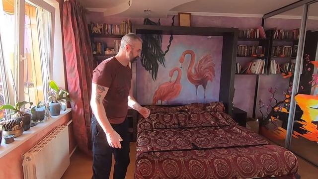 Кровать шкаф своими руками смотреть онлайн