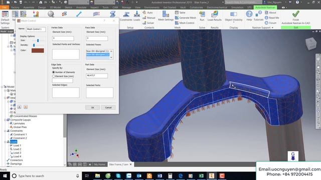 Autodesk Nastran-In-CAD Static Analysis of a Bike Frame смотреть онлайн