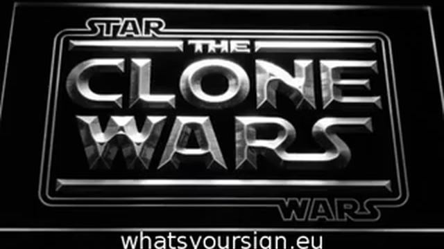Star Wars The Clone Wars LED Neon Sign смотреть онлайн