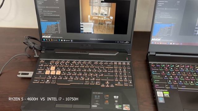 RYZEN 5 - 4600H VS INTEL CORE I7 - 10750H смотреть онлайн