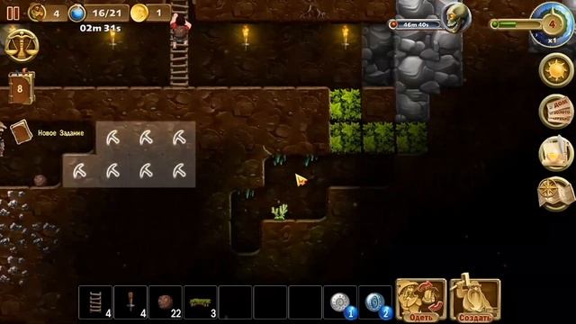 "Первобытные гномы" Craft the world / Гроты DLS смотреть онлайн