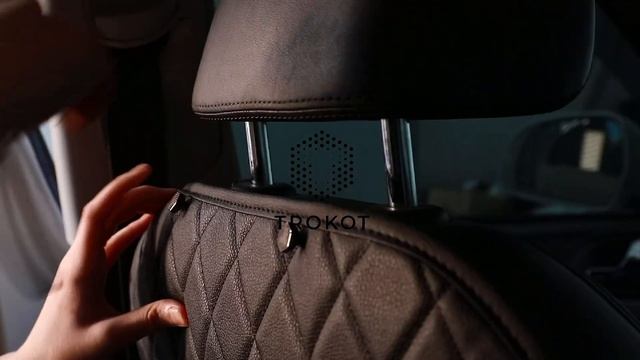 Как сохранить чистоту в салоне автомобиля? Установка защитных накидок на спинку переднего сиденья. смотреть онлайн