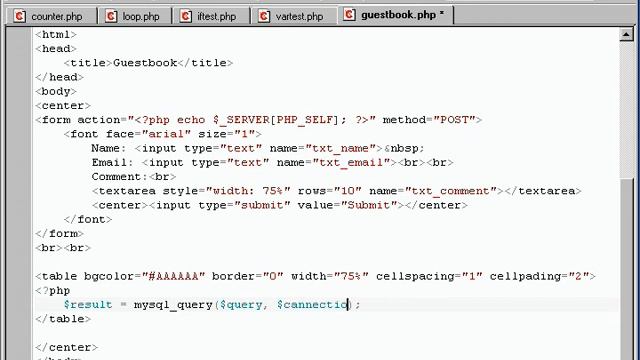 PHP & MySQL Course 17 Writing a Guest Book смотреть онлайн