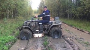 Самодельный квадроцикл ИЗ ваз 2109 4х4