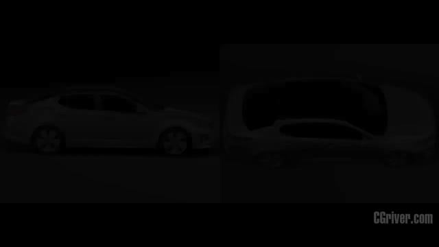 3D Model: Kia Optima Hybrid 2014 - CGriver.com смотреть онлайн