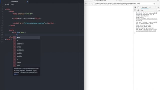 Getting started with Vue.js - part 1 (Setup and Vue Instance) смотреть онлайн