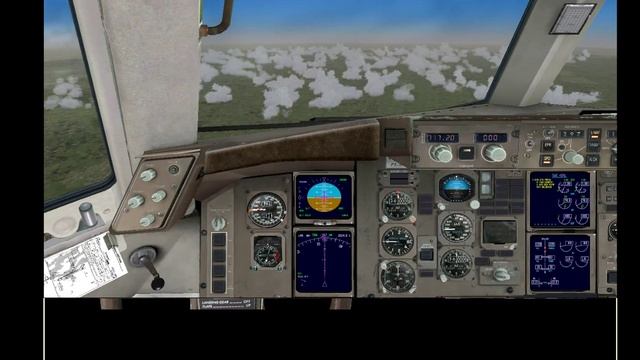 FSX B757-200 Полет в Симферополь смотреть онлайн