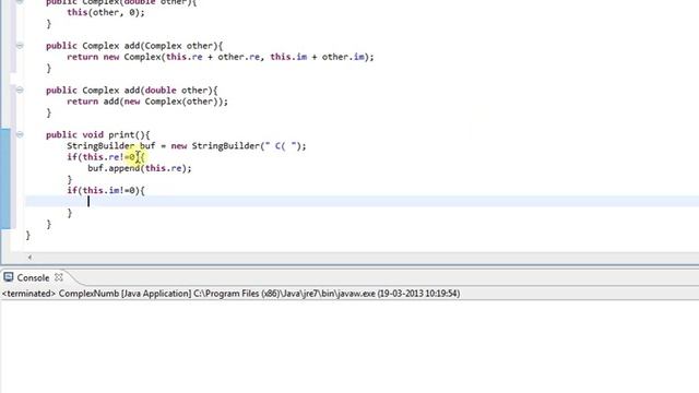 Complex Number in Java смотреть онлайн