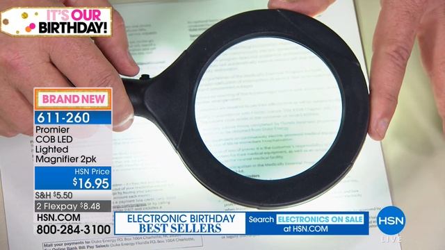 Promier COB LED Lighted Magnifier 2pack смотреть онлайн