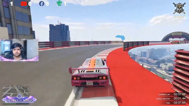 GTA V Stunt Race Downtown Loop Best Moment's And Highlights Gameplay смотреть онлайн