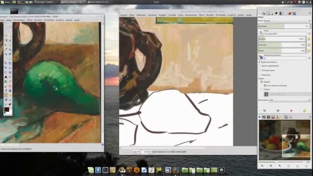 Painting With Gnu Image Manipulation Program -GIMP смотреть онлайн