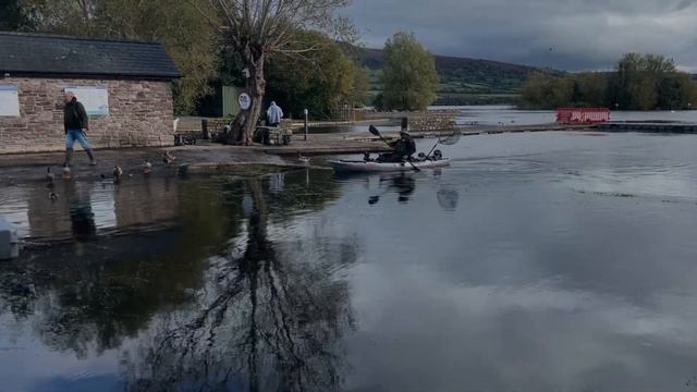 I caught a monster pike! First ever Kayak Fishing competition Llangorse Lake European championships смотреть онлайн