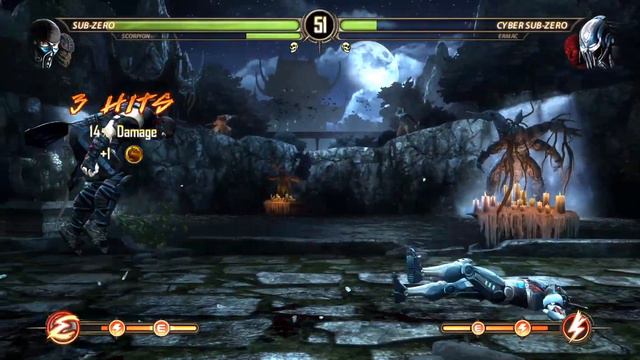 Mortal Kombat 9 | Scorpion/Sub-Zero | Tag Ladder | Gameplay PC | 1080p HD смотреть онлайн
