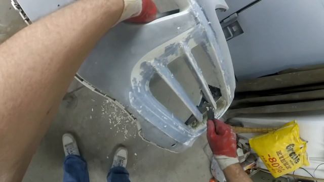 Порш Каен - эпопея с передним бампером продолжается, часть3.