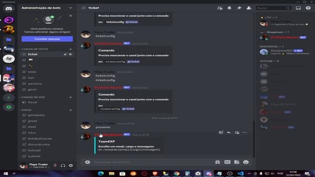 DISCORD PYTHON #4 Cargo por reação e comando para limpar chat смотреть онлайн