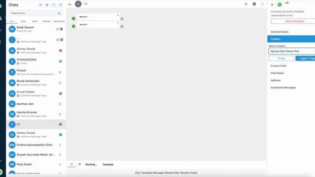 How To Trigger Chatbot From Inbox | Notbot Dashboard смотреть онлайн