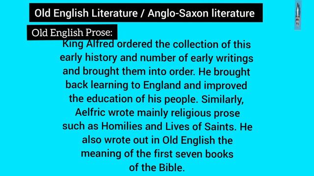Anglo-Saxon Literature| Old English Literature смотреть онлайн