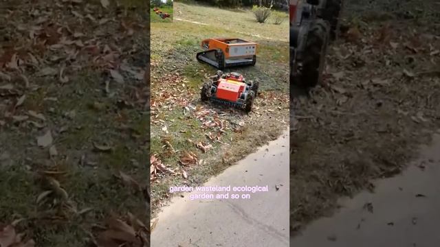 China made robotic slope mower low price for sale, chinese best remote control mower with tracks смотреть онлайн